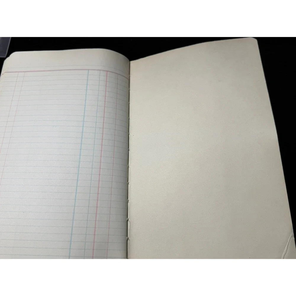 Vintage Herald Square Cash Book, No 2981 Red Woolworth Co Ledger Journal
